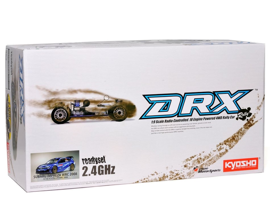 Kyosho DRX 4WD 1/9th Subaru WRC Nitro Rally Car w/Syncro 2.4GHz Radio System