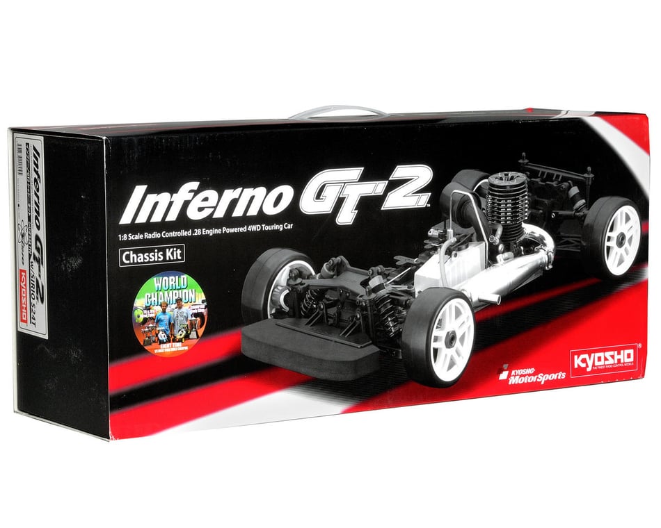 Kyosho Inferno GT2 1/8 Scale On-Road Nitro Car Kit w/Sirio S24T Engine