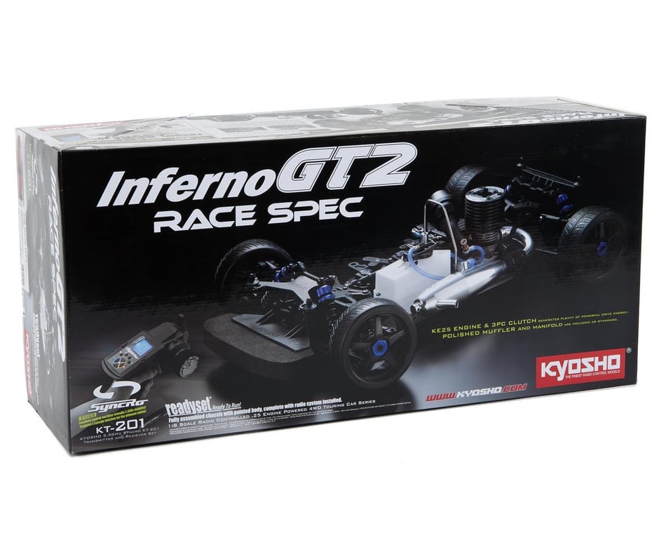 Kyosho Inferno GT2 Race Spec Ferrari 458 Italia ReadySet 1/8 Scale Nitro  On-Road