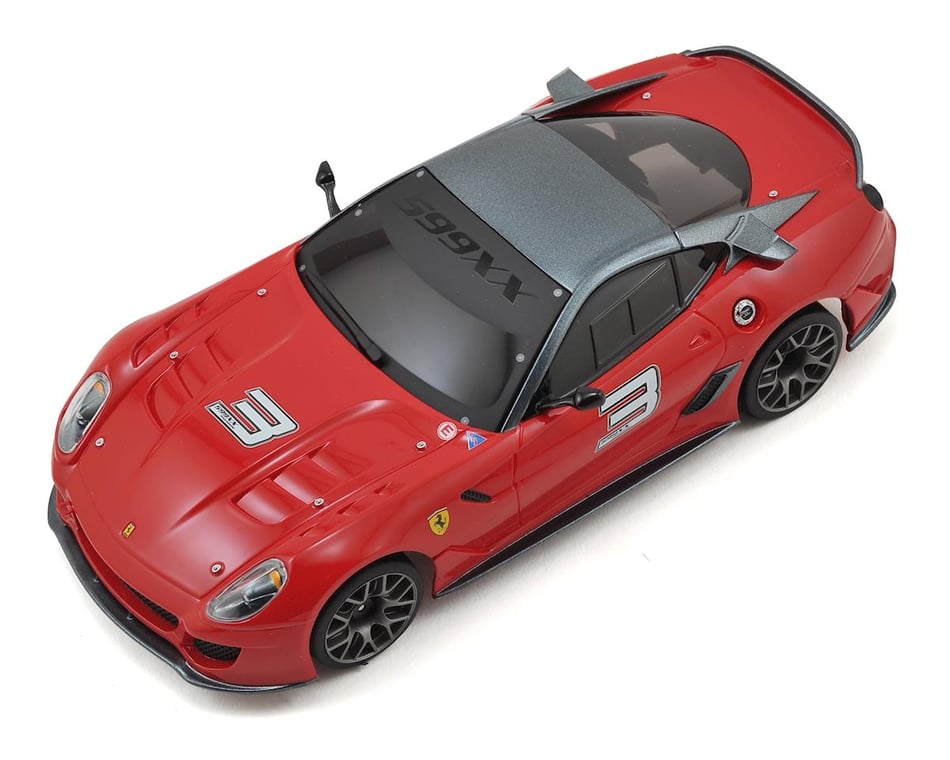 Kyosho MR-03S2 Mini-Z Racer Sports ReadySet w/Ferrari 599XX Body & 2.4GHz  Radio (Red)