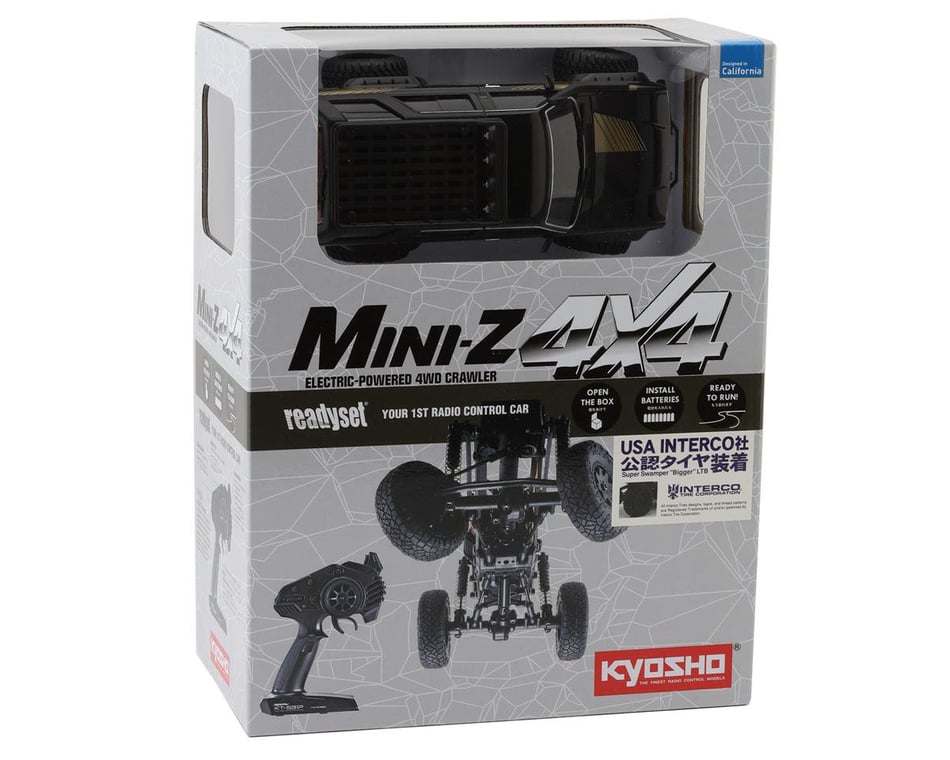 Kyosho MX-01 Mini-Z 4x4 Readyset w/Toyota 4Runner Body (Black) & 2.4GHz  Radio