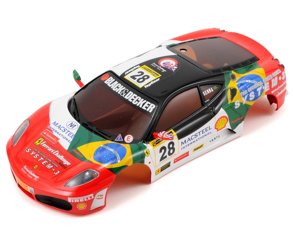 Kyosho MR-03W-RM ARR Mini-Z Chassis Set w/Ferrari F430 Challenge No28 Body
