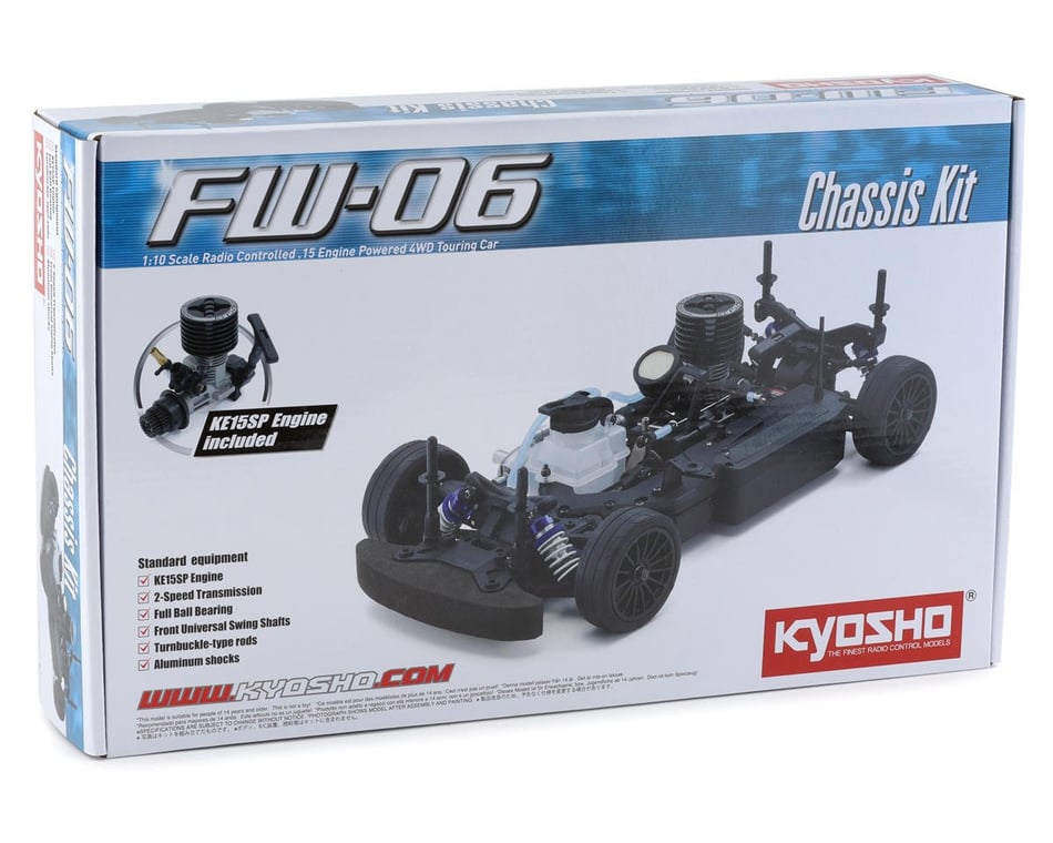 Kyosho FW06 1/10 Nitro Touring Car Kit w/KE15SP Engine