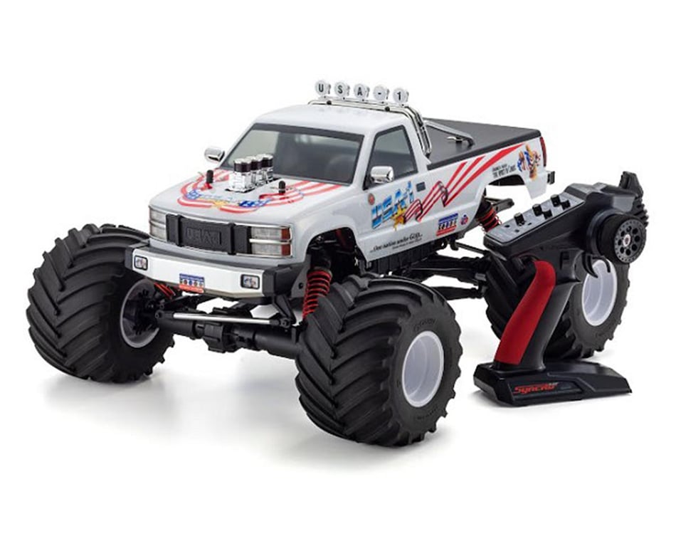 Kyosho Monster Kruiser USA-1 VE 1/8 ReadySet Electric Monster Truck  w/Syncro KT-231P+ 2.4GHz Radio