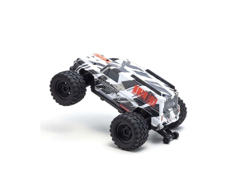 Kyosho Mad Wagon VE 1/10 Scale ReadySet Electric 4WD Truck (Black) w/2.4GHz  Radio