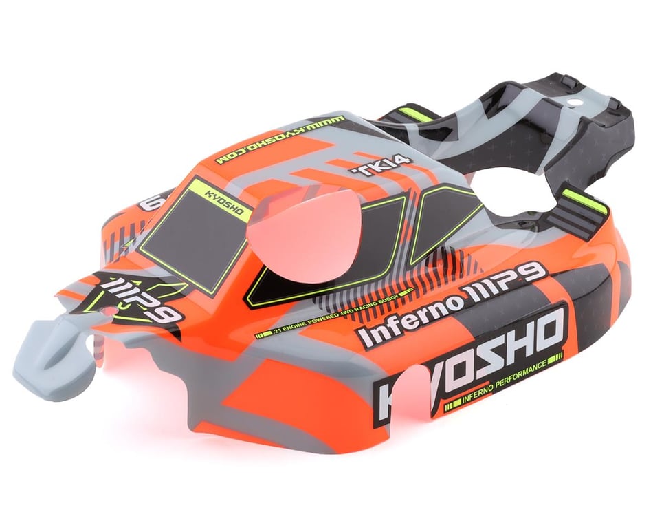 Kyosho Inferno MP9 TKI4 V2 Pre-Painted Body (Orange) [KYOIFB117OR