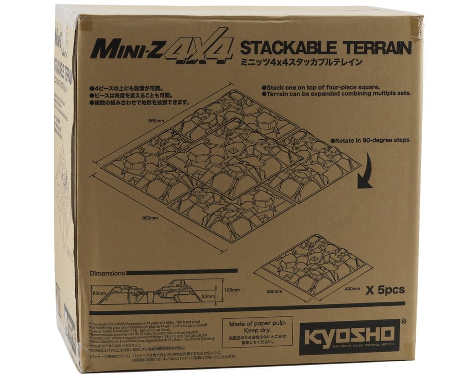 Kyosho MX-01 Mini-Z 4X4 Stackable Terrain Plates