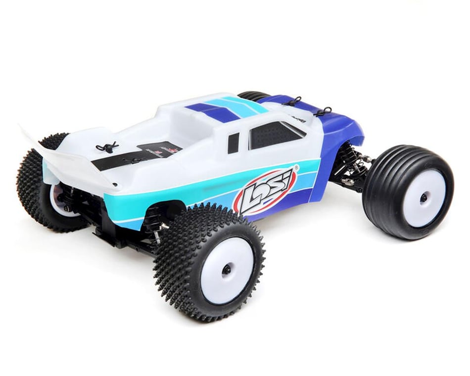 Losi Mini-T 2.0 1/18 RTR 2WD Brushless Stadium Truck (Blue) w/2.4GHz Radio,  Battery & Charger