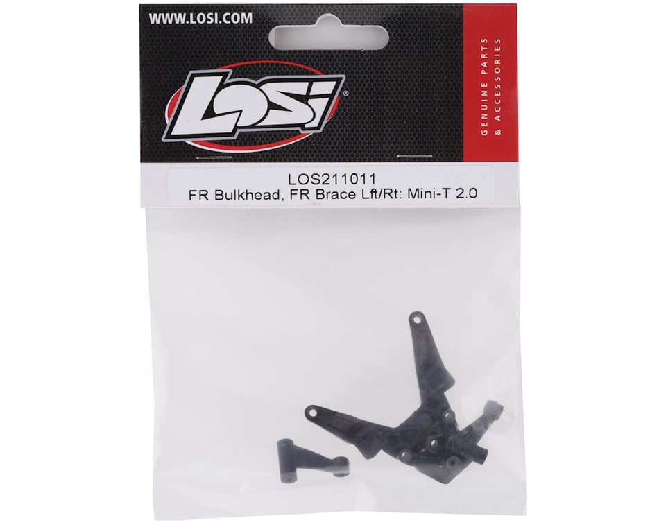 Losi Mini-T 2.0 Front Bulkhead & Brace Set LOS211011
