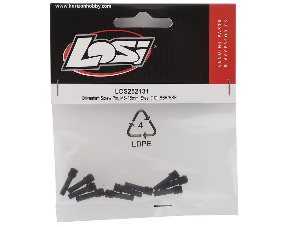 Losi Baja Rey SBR 2.0 Driveshaft Screw Pin (10) [LOS252131] - AMain Hobbies