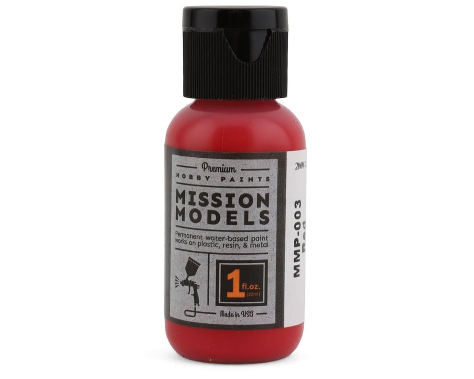 Mission Models MMP-003 - Acrylic Model Paint 1 oz Bottle Red