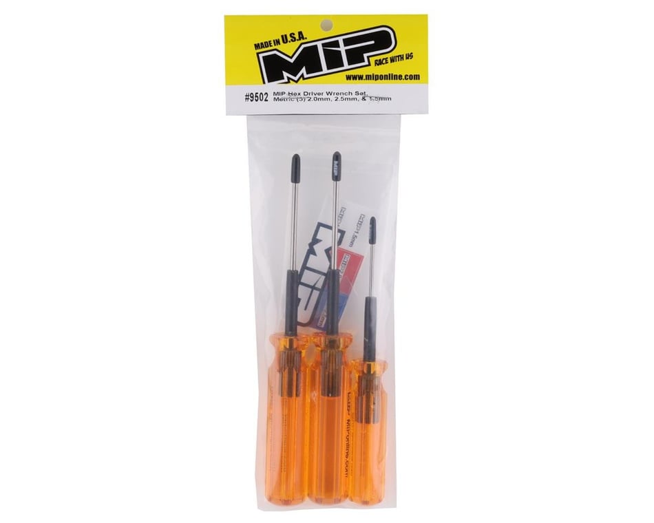3 MIP Ball End Metric Speed Tip Hex Driver RC Power Tool Tip Set 2.0/2.5/3.0mm