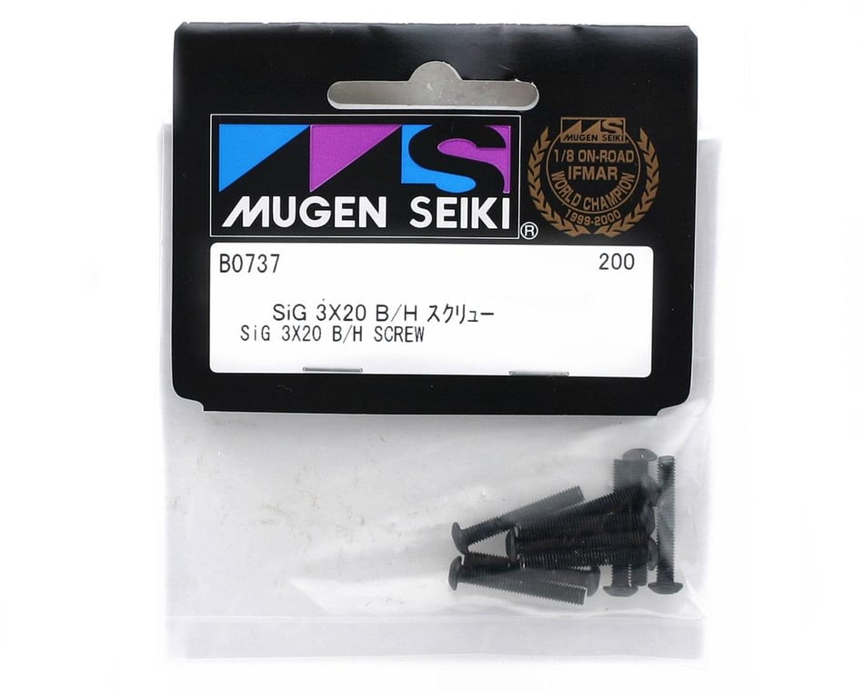 Mugen Seiki 3x20mm SIG Button Head Screw (10)