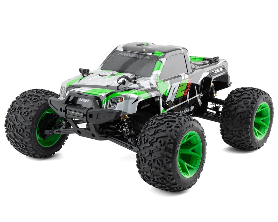 Maverick Quantum2 Flux Brushless 1 10 4WD RTR Electric Monster Truck Green MVK150406 AMain Hobbies