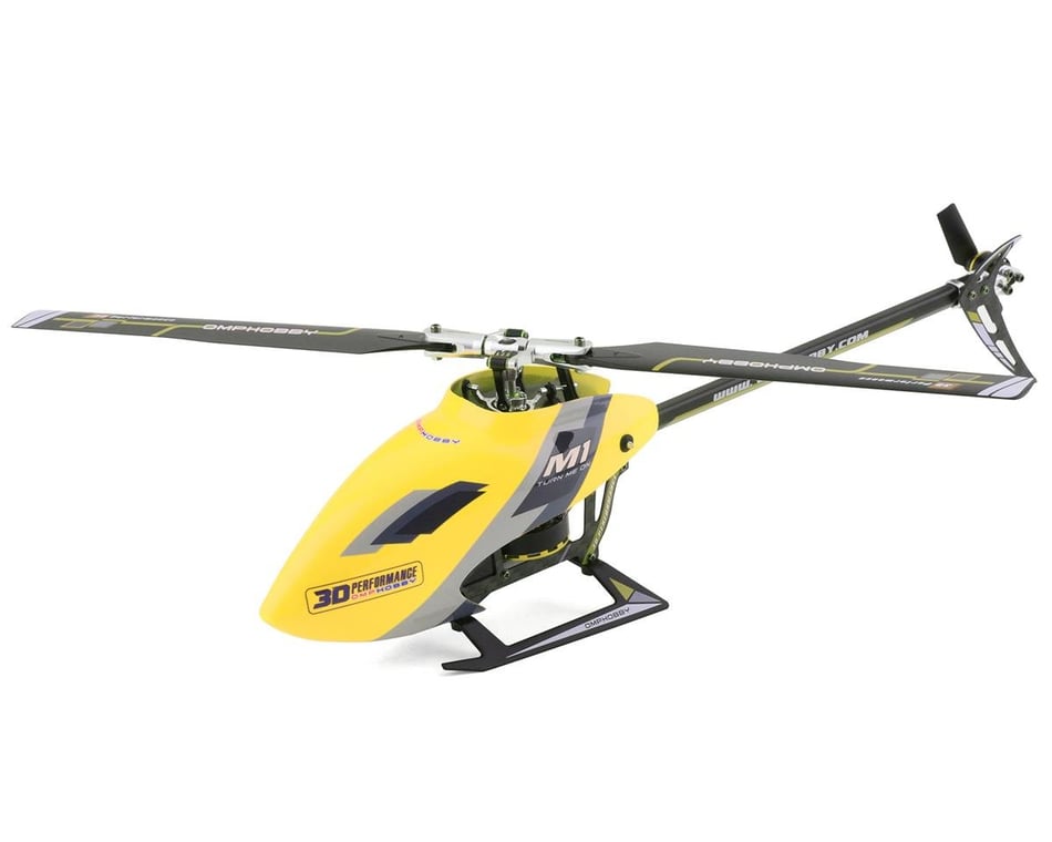 OMPHobby M1 EVO BNF Electric Helicopter (OFS) (Yellow) [OMP-M1-EVO