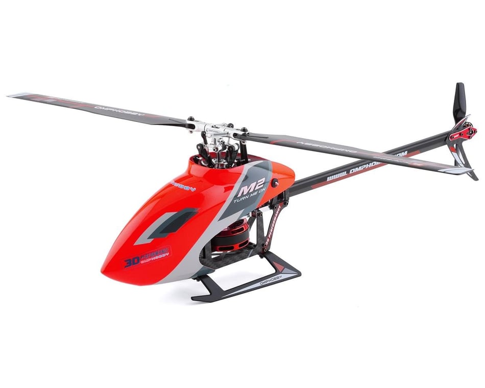 OMPHobby M2 EVO BNF Electric Helicopter (Red)