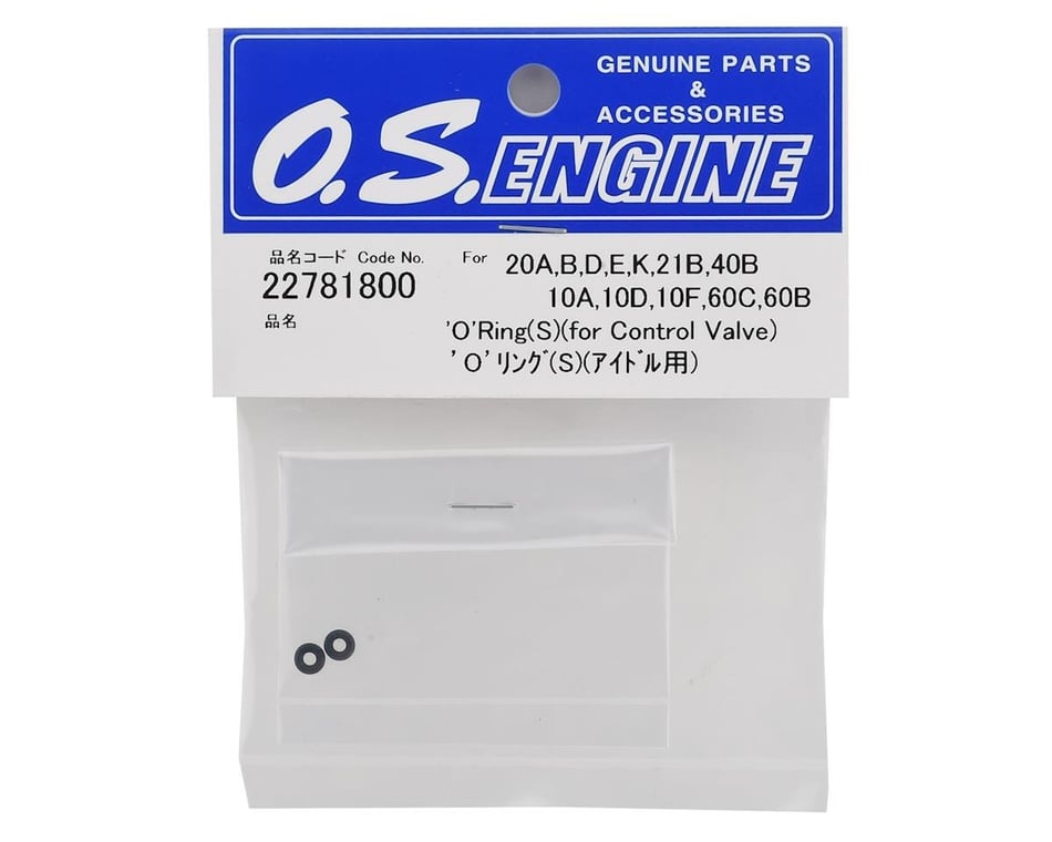 O.S 22781800 Small Carburetor O-Ring  /NEW IN BAG