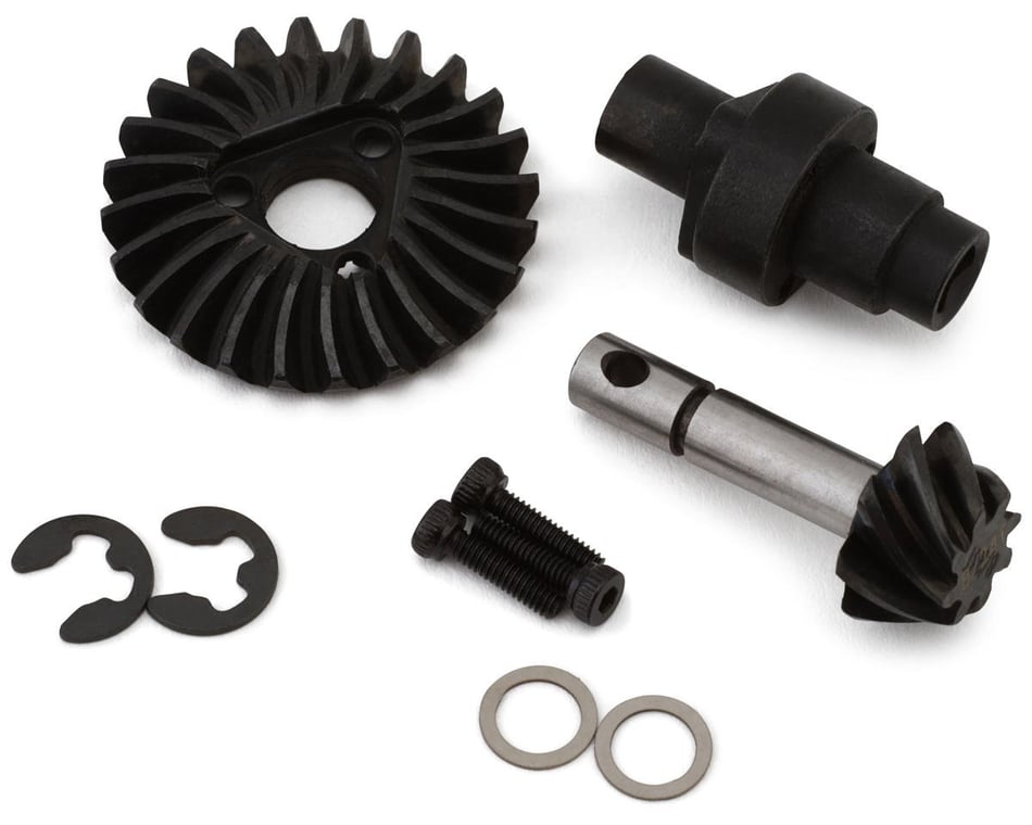 Team Ottsix Racing AR44 SCX10 II HD Hypoid Ring, Pinion & Locker Set  (24T/8T)