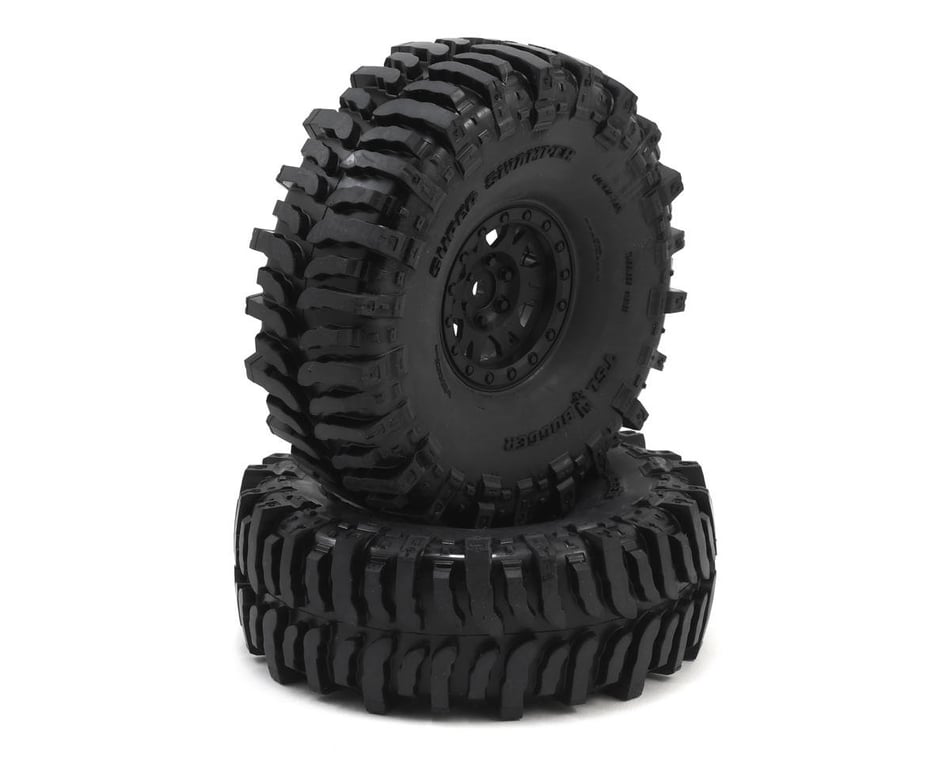 ST28 Front Razor, Rear Paddle Tire and Wheel Set: Yeti Jr