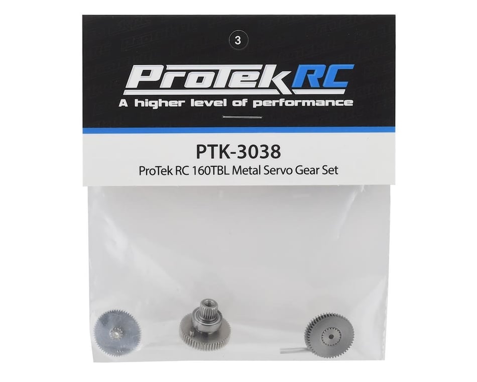 ProTek RC 160SS Low Profile Super Speed Metal Gear Servo High Voltage/Metal  Case [PTK-160SS] - AMain Hobbies