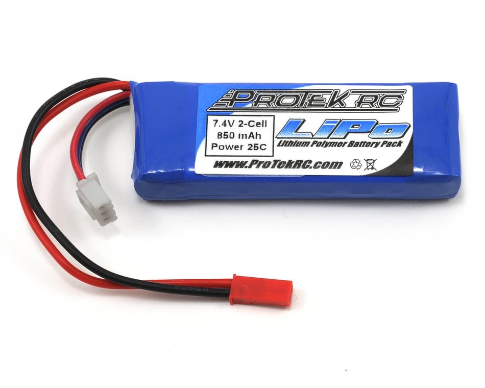 ProTek RC 2S Supreme Power LiPo 25C Battery (7.4V/850mAh) [PTK