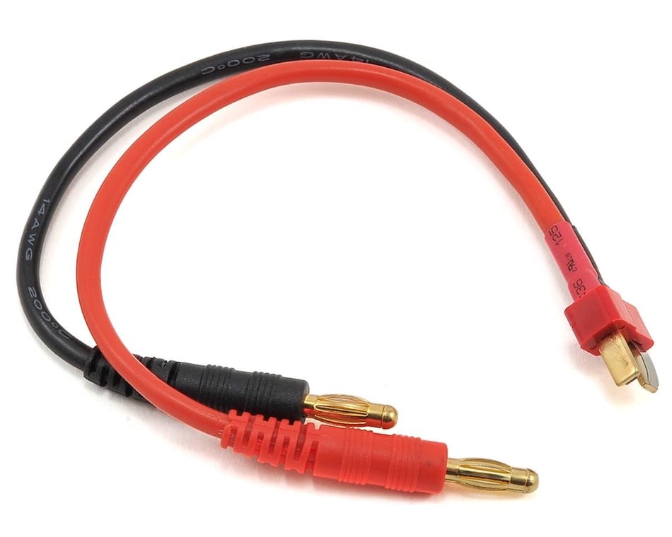 Pair of 3 RC Banana 4mm   Charger Connectors 14 AWG Silicone Wire Lead 