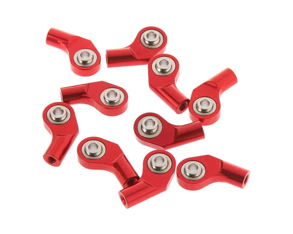 812115029421 RC4WD RC4WD Z-S1696 M3 Extended Offset Short Aluminum Rod Ends Red 10 