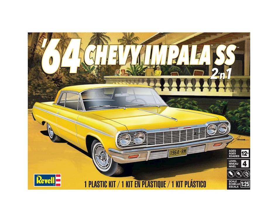 Revell Germany '64 Impala SS 2N1 1/25 Model Kit