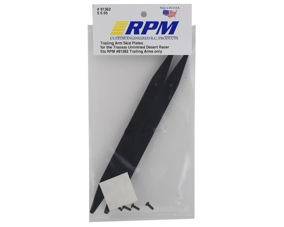 Rpm81362 RPM Trailing Arm Skid Plates Traxxas Unlimited Desert Racer for sale online 