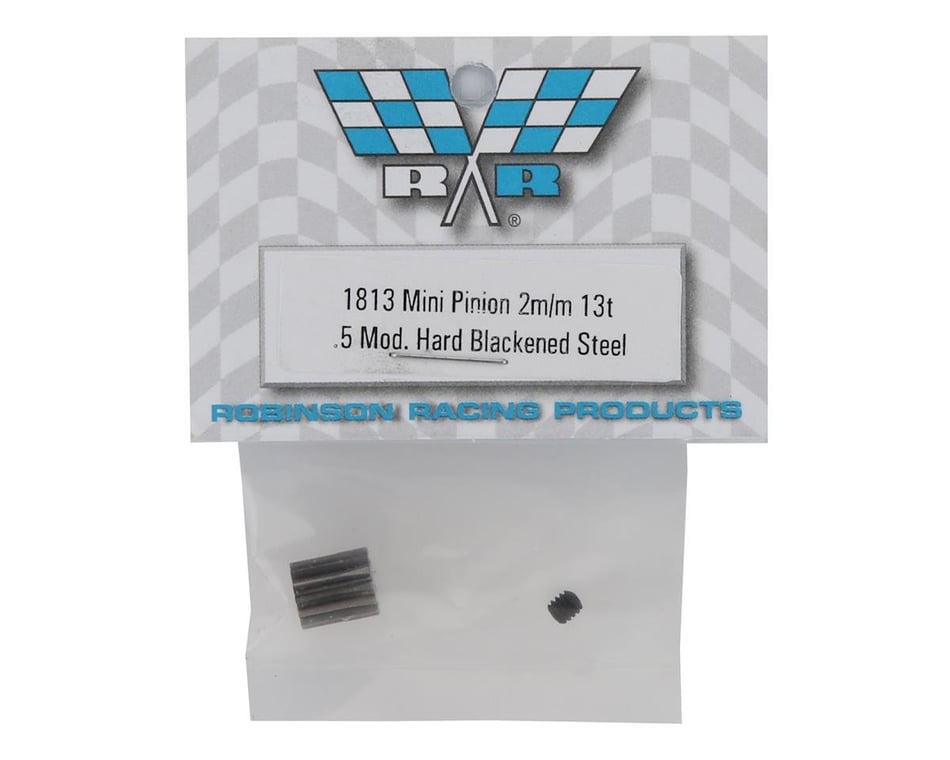 RRP 1812 Hard Blackened Steel Mini Pinion Gear for 2mm Shaft .5 Mod 12T/Tooth 