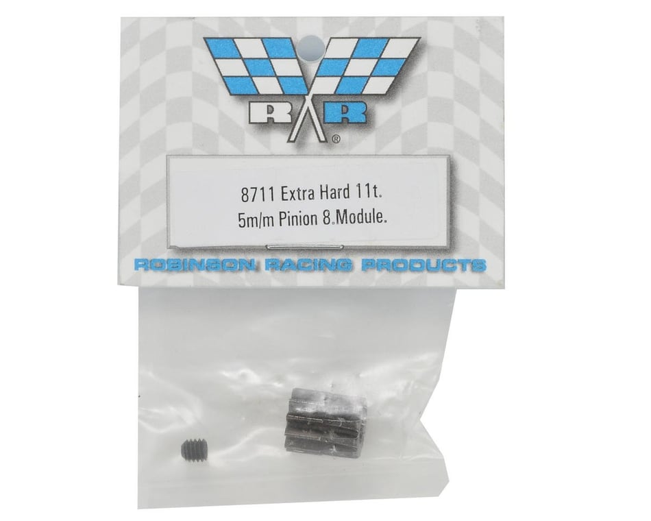 Robinson Racing 8711 Pinion Gear Xtra Hard 5mm 11t for sale online