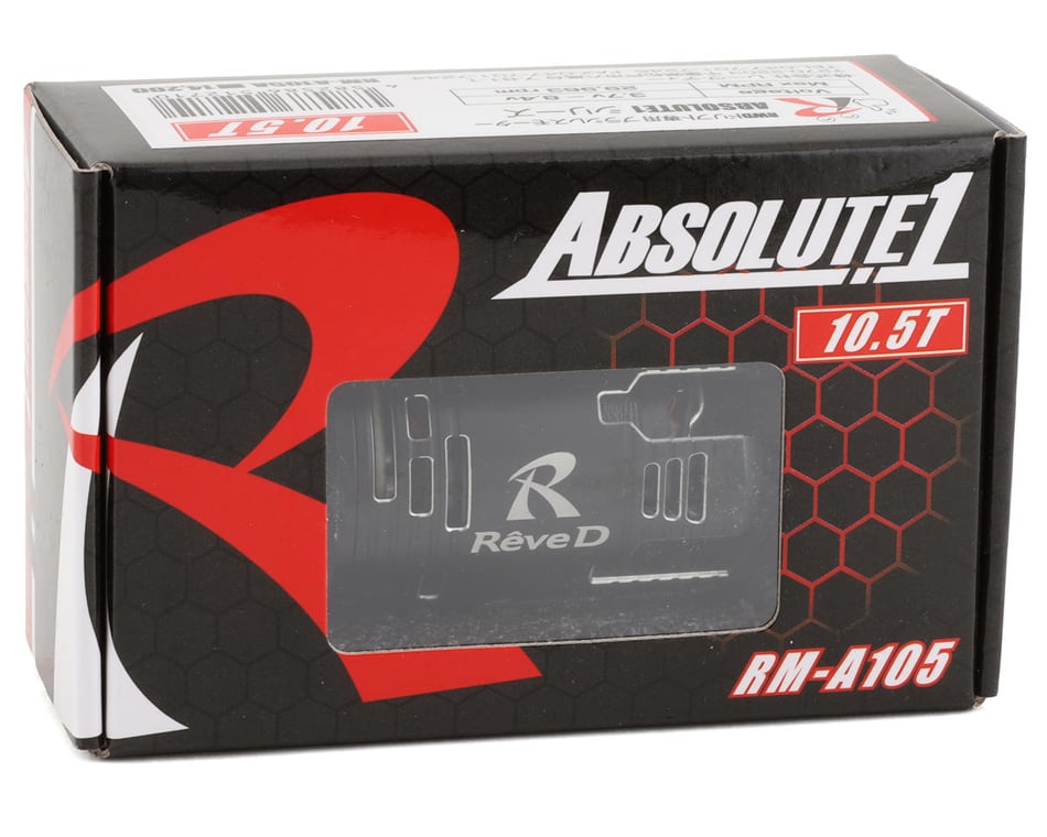 Reve D Absolute1 Brushless Motor (10.5T) (Black)