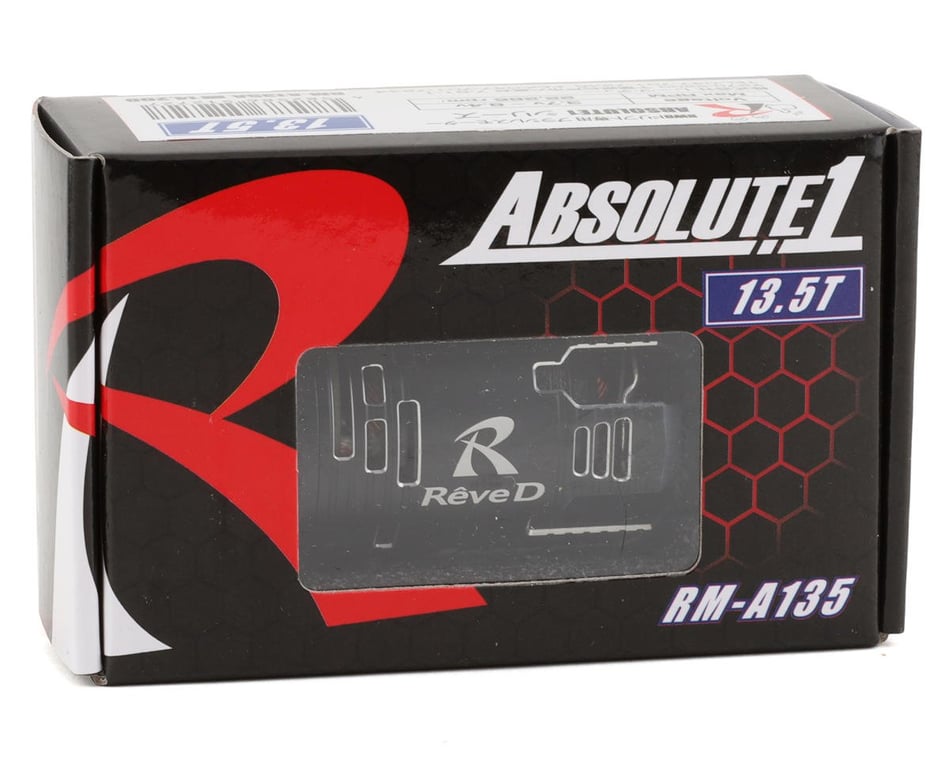 Reve D Absolute1 Brushless Motor (13.5T) (Black) [RV-RM-A135A
