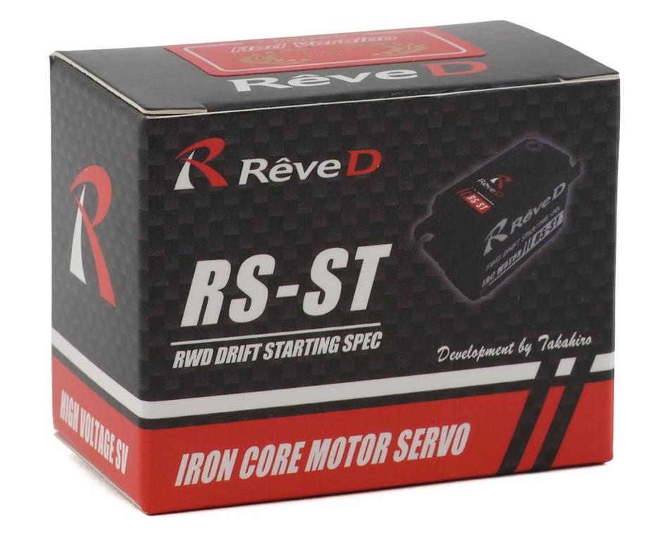 Reve D RS-ST Low Profile Anniversary Edition Digital Programmable Servo  (Red)