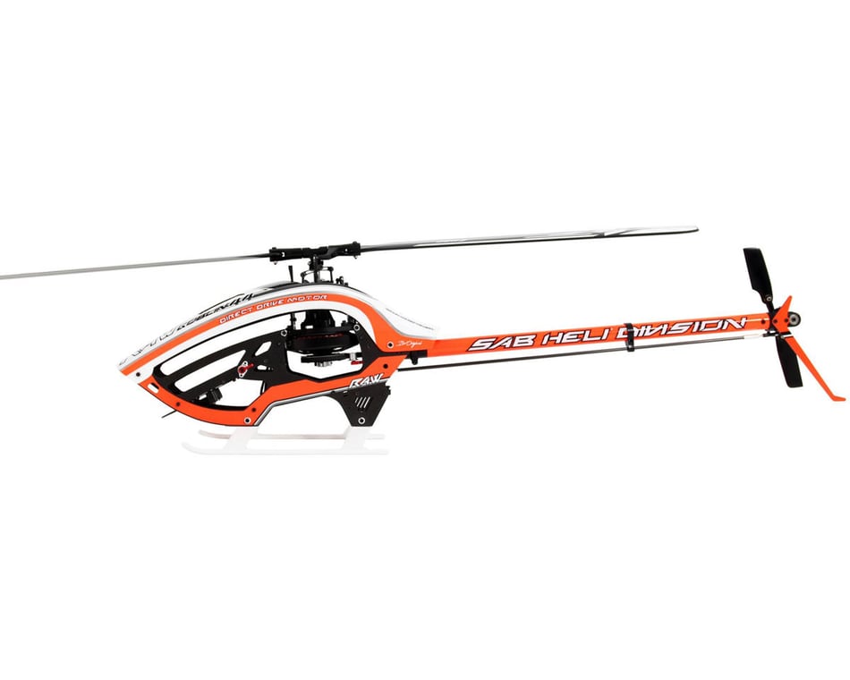 SAB Goblin Raw 420 Electric Helicopter Kit (Orange/White