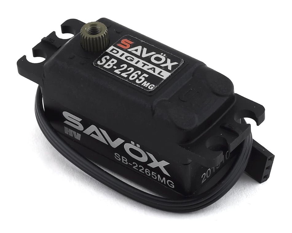 Savox Black Edition Low Profile HV BL Metal Steel Gears HS Digital Servo 0.08sec 
