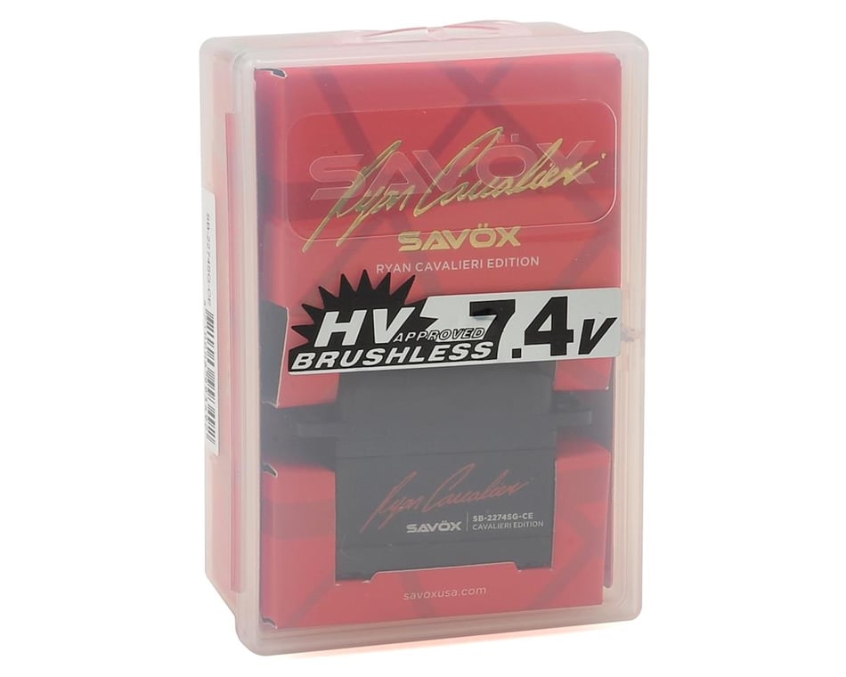 Savox SB-2274SG-CE Ryan Cavalieri High Speed Brushless Servo (High Voltage)  Steel Gear