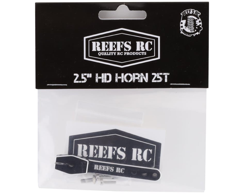 Reefs RC 2.5 HD Servo Horn (Black) (25T) [SEHREEFS77] - AMain Hobbies