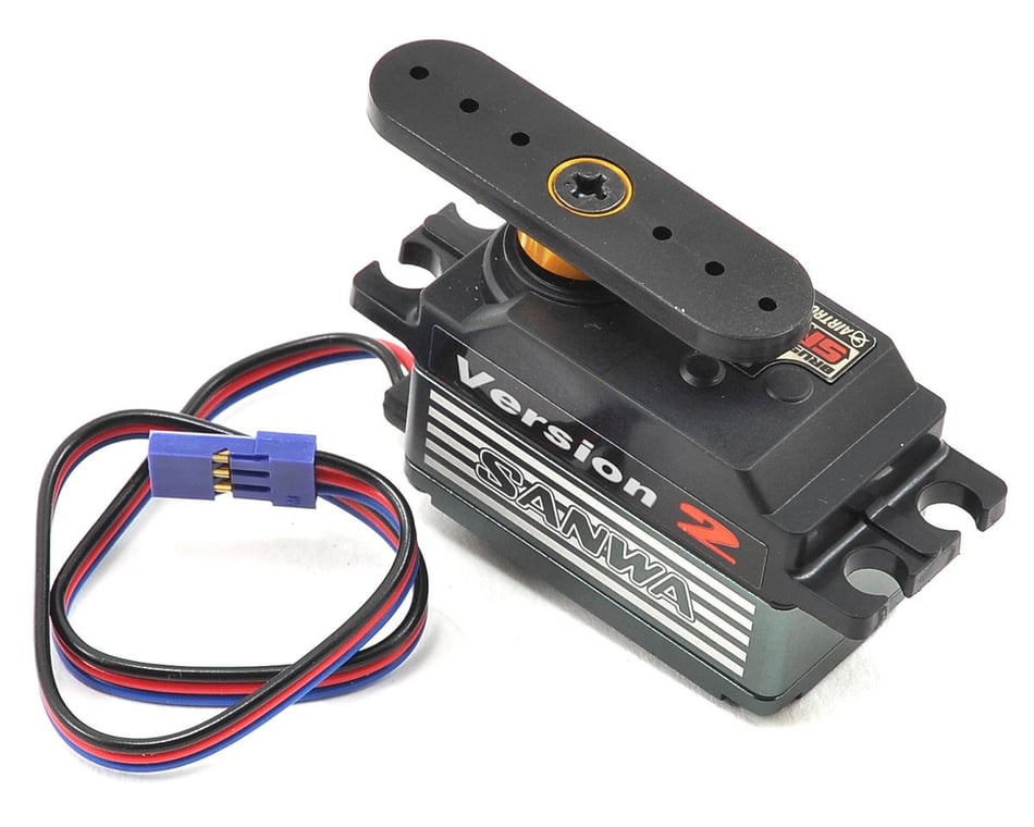 Sanwa/Airtronics SRG-BLS V2 Low Profile Brushless Servo (High Voltage)  w/Detachable Wire