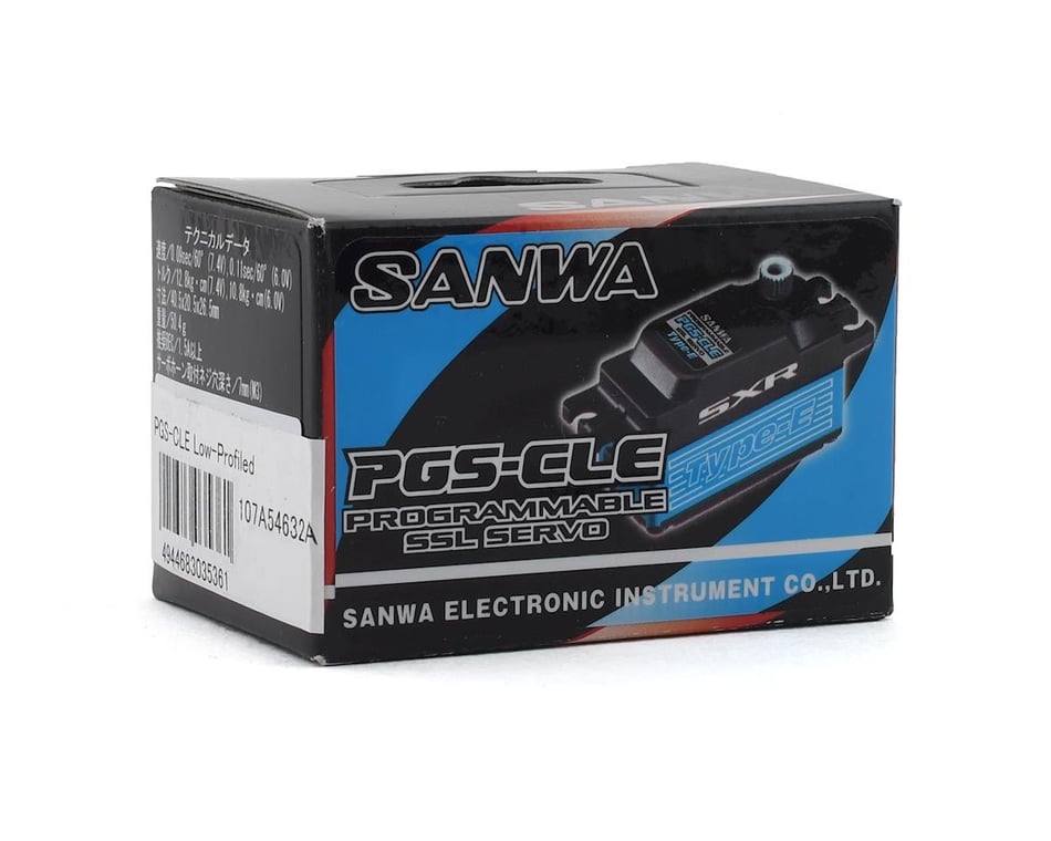 Sanwa/Airtronics PGS-CLE Hi-Speed Programmable Low Profile Brushless Servo  (High Voltage)