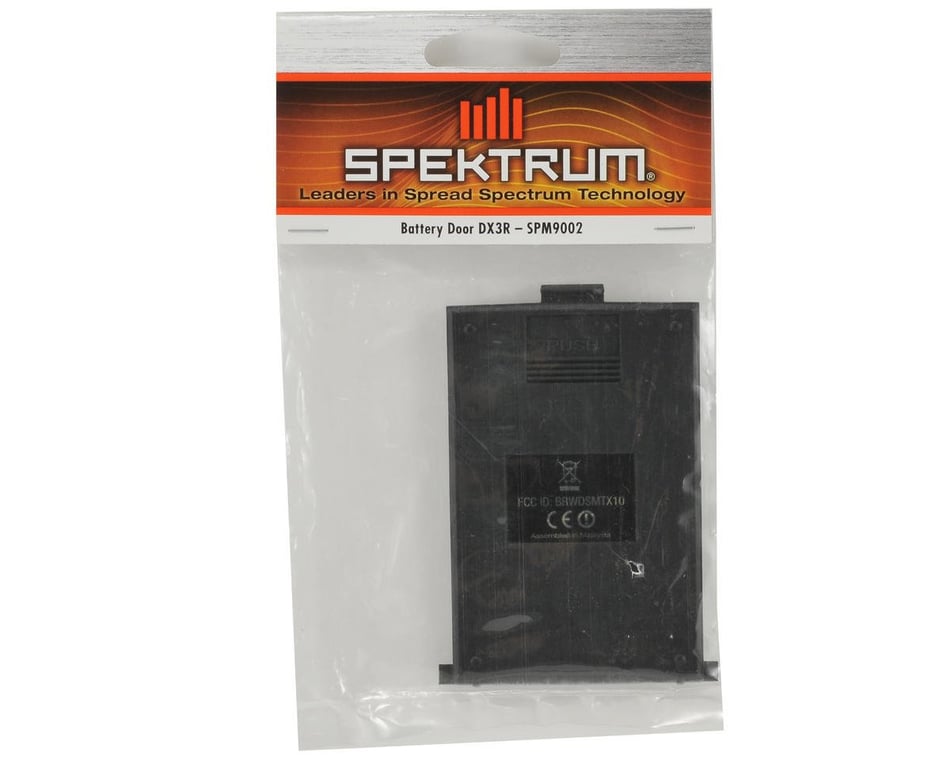 DX3 NEW SPM9001 Spektrum Model Accessories RC Transmitter Grey Battery Door 