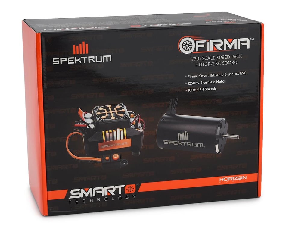 Spektrum RC Firma 160 Amp Sensorless Brushless Smart ESC & Motor Combo 1250Kv