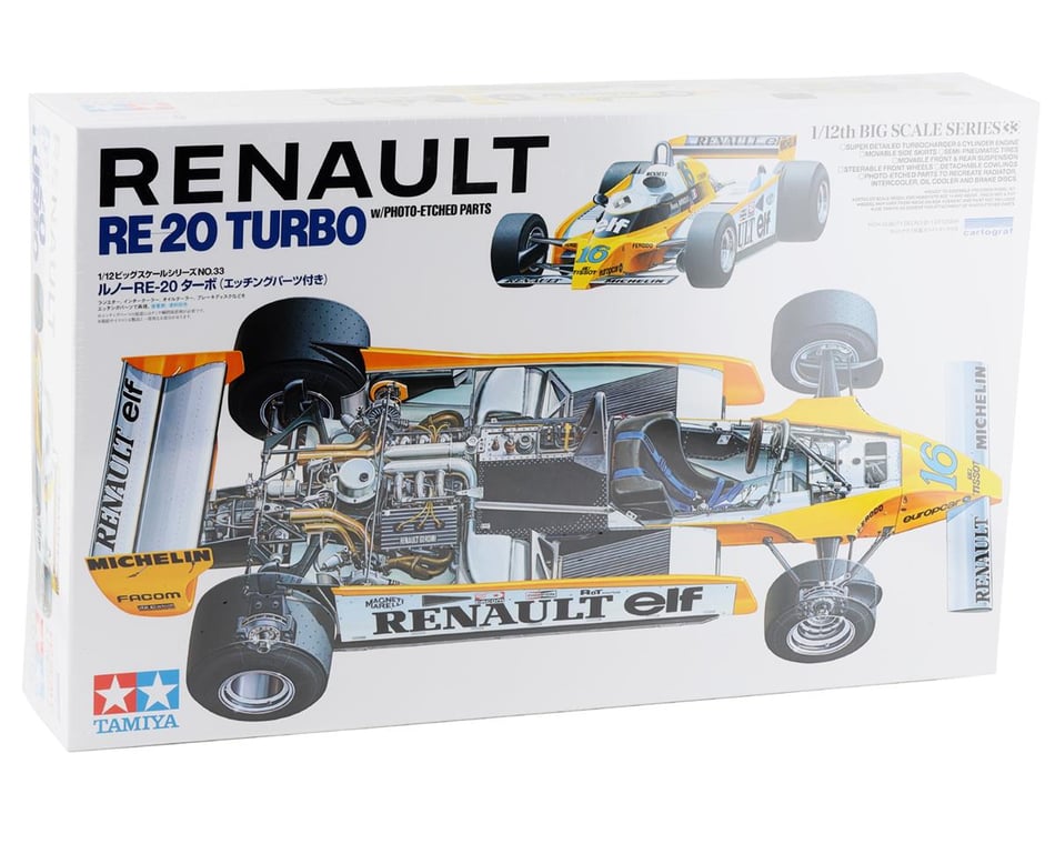 Tamiya Renault RE-20 Turbo 1/12 Plastic Model Kit [TAM12033