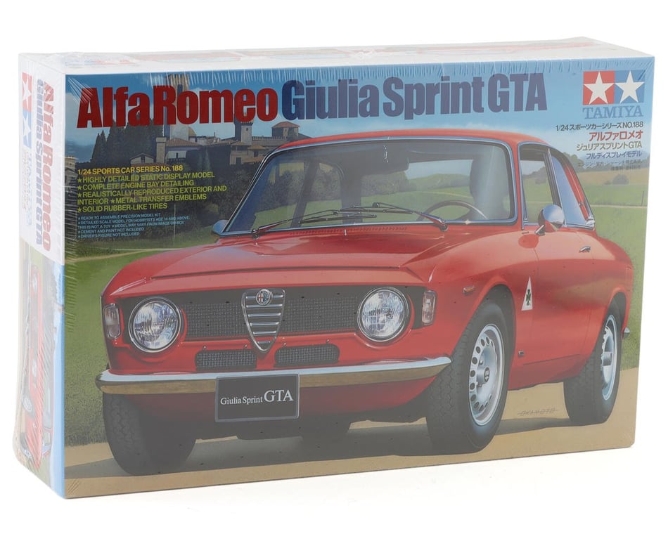 Tamiya 1/24 Alfa Romeo Giulia Sprint GTA Model Kit [TAM24188] - AMain  Hobbies