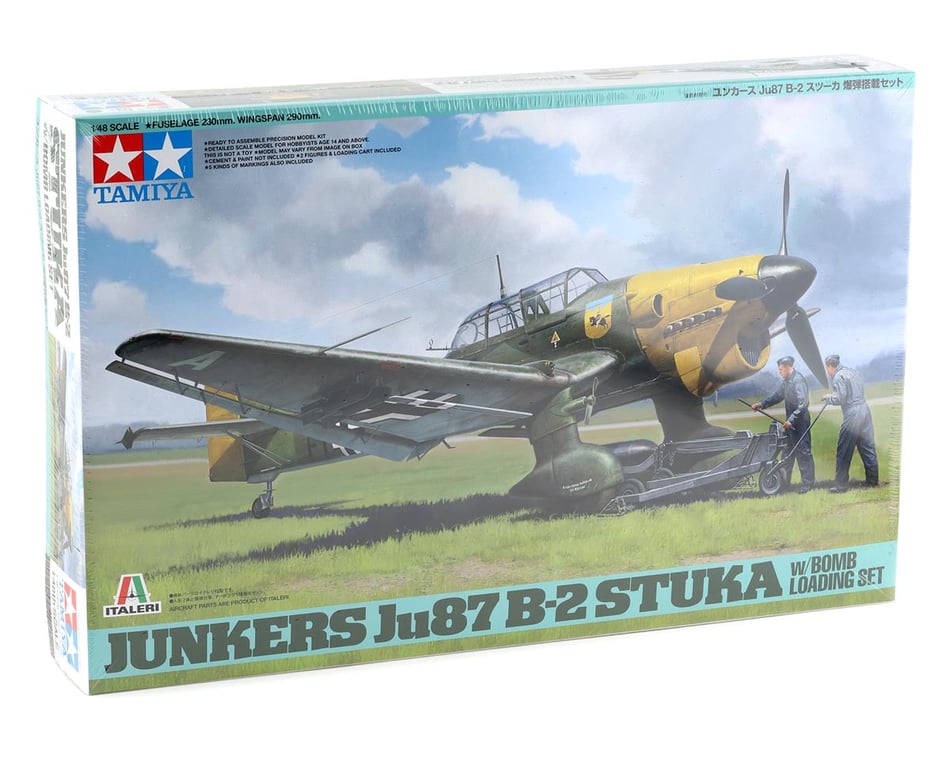 Tamiya 1/48 Junkers Ju87 B-2 Stuka Model Airplane Kit