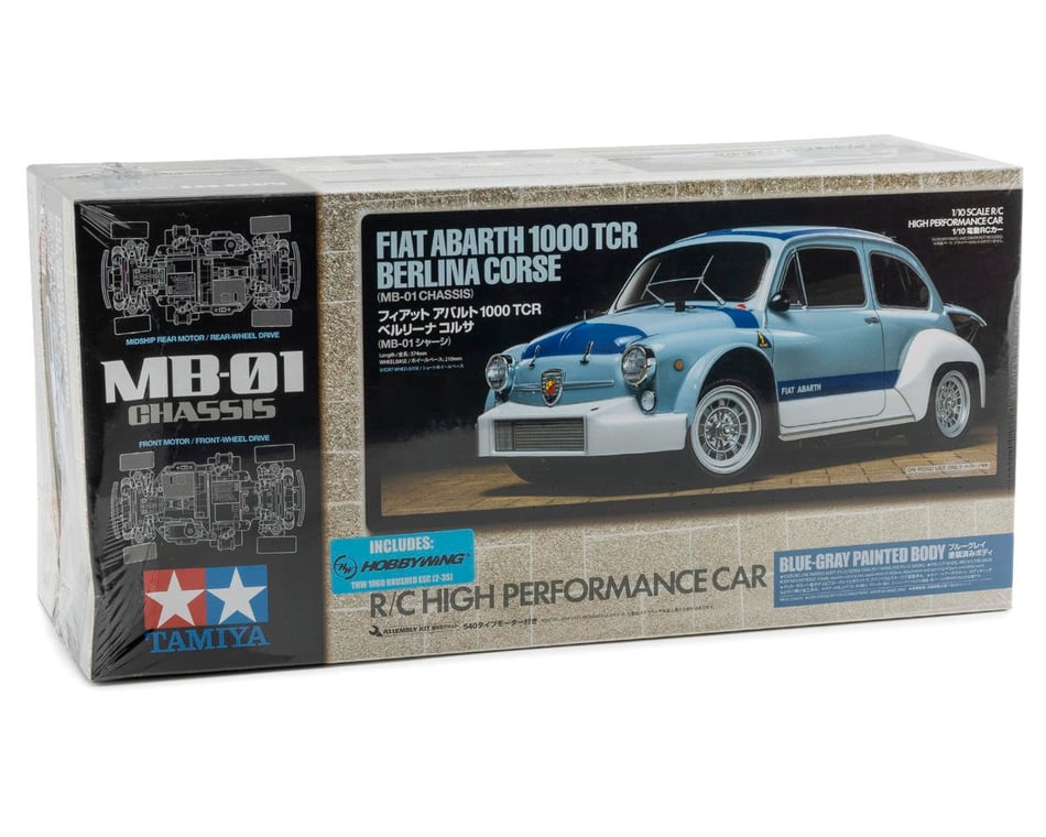 Tamiya Fiat Abarth 1000 TCR Berlina Corse 2WD On-Road Kit (MB-01)  (Pre-Painted)