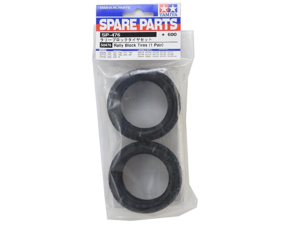 Tamiya 50476 Sp476 Rally Block Tires 1 Pair for sale online