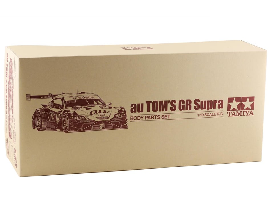 Tamiya AU TOM's GR Supra Body w/Parts Set (Clear) [TAM51678