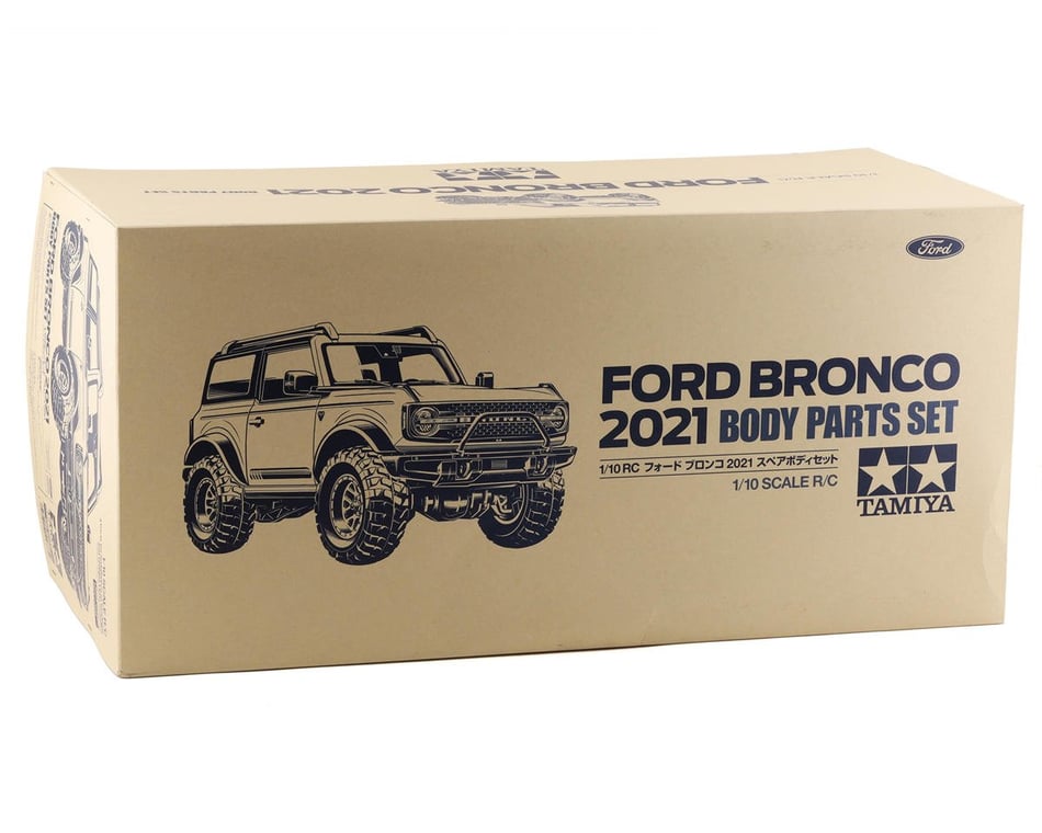 Tamiya 2021 Ford Bronco 1/10 Body w/Parts Set (Clear) [TAM51687] - AMain  Hobbies