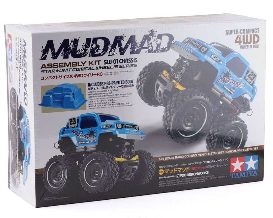 Tamiya MudMad SW-01 1/24 Mini 4WD Monster Truck Kit [TAM57412] - AMain  Hobbies